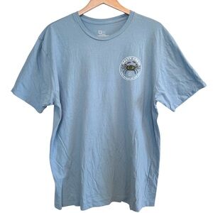 🌈 6/$60 Salty Crew T-Shirt Crab Find Refuge In The Sea Light Blue Size XL